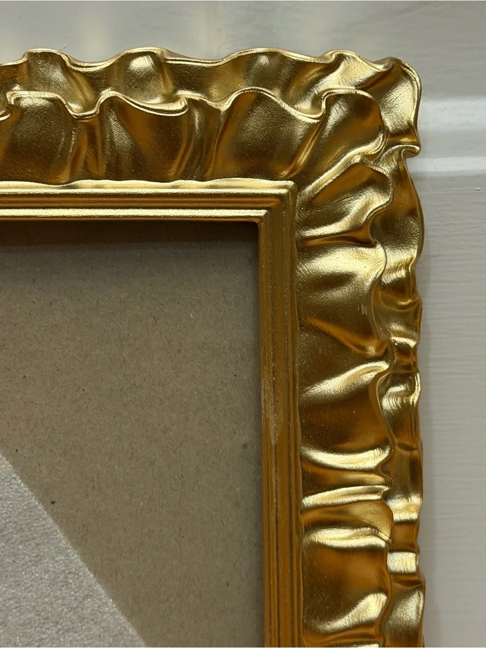 Rachel Zoe Gold Ruffle 8x10 Picture Frame | Sculptural Glam Decor